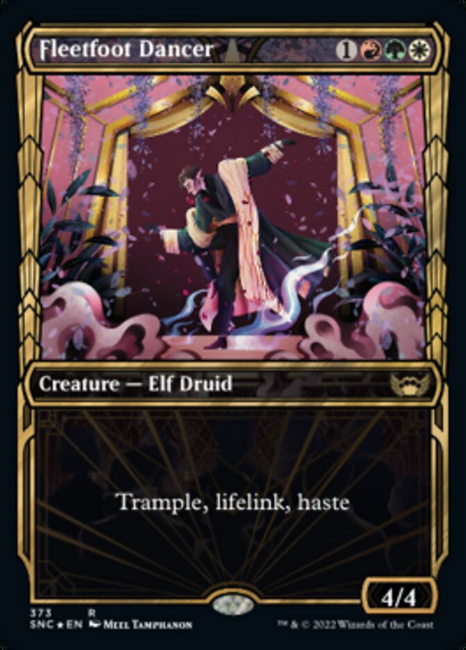 Fleetfoot Dancer (Showcase Golden Age Gilded Foil) [Streets of New Capenna] | Card Citadel