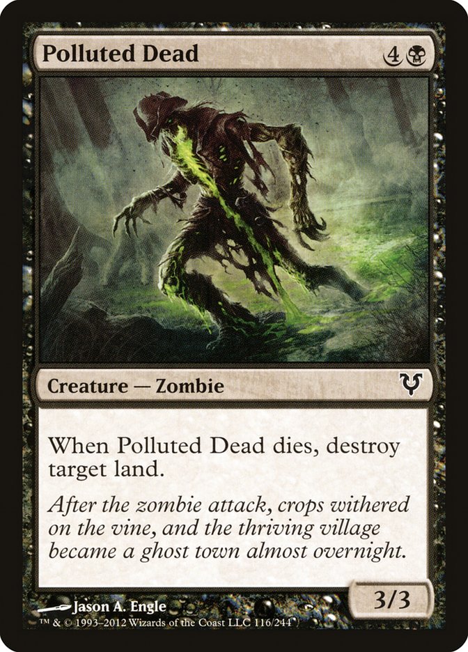 Polluted Dead [Avacyn Restored] | Card Citadel