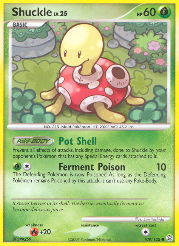 Shuckle (109/132) [Diamond & Pearl: Secret Wonders] | Card Citadel