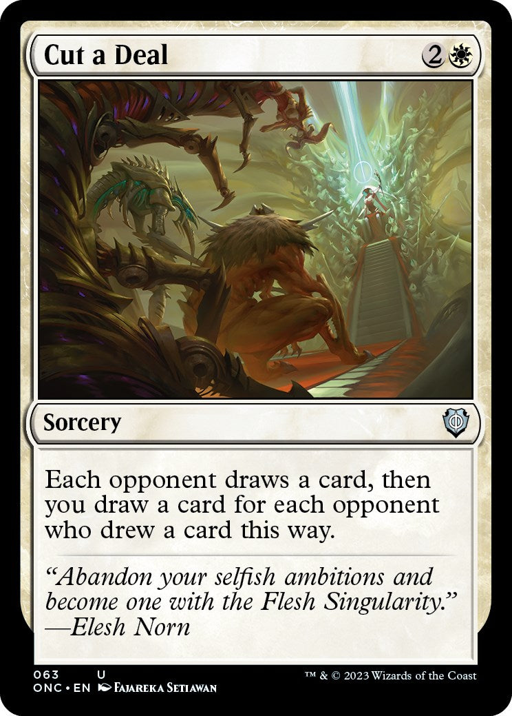 Cut a Deal [Phyrexia: All Will Be One Commander] | Card Citadel
