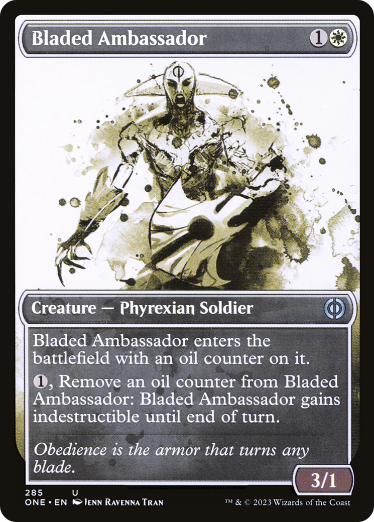 Bladed Ambassador (Showcase Ichor) [Phyrexia: All Will Be One] | Card Citadel