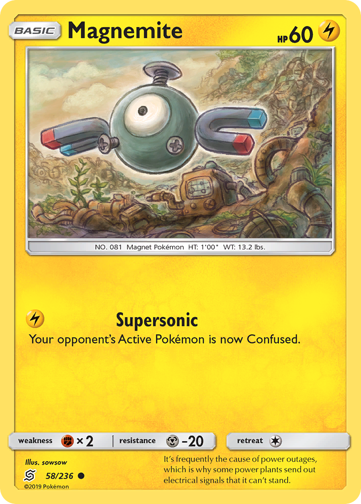 Magnemite (58/236) [Sun & Moon: Unified Minds] | Card Citadel