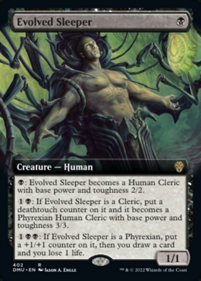 Evolved Sleeper (Extended Art) [Dominaria United] | Card Citadel