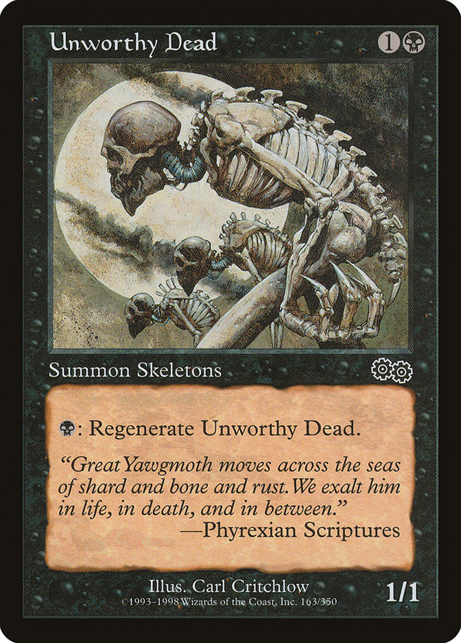 Unworthy Dead [Urza's Saga] | Card Citadel