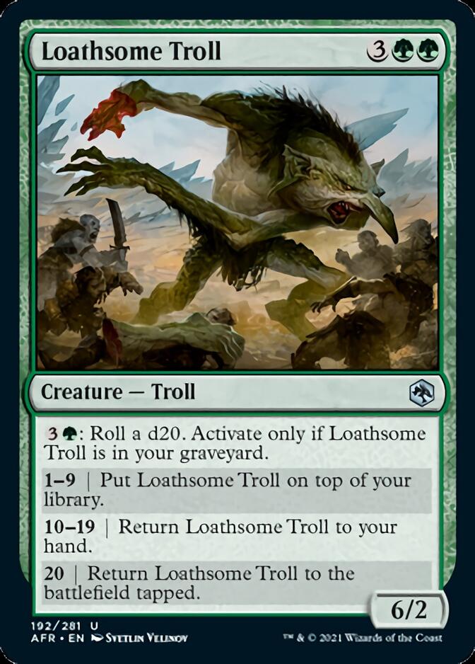 Loathsome Troll [Dungeons & Dragons: Adventures in the Forgotten Realms] | Card Citadel