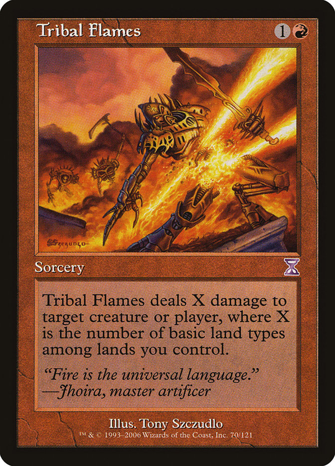 Tribal Flames [Time Spiral Timeshifted] | Card Citadel