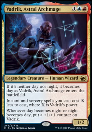 Vadrik, Astral Archmage (Promo Pack) [Innistrad: Midnight Hunt Promos] | Card Citadel