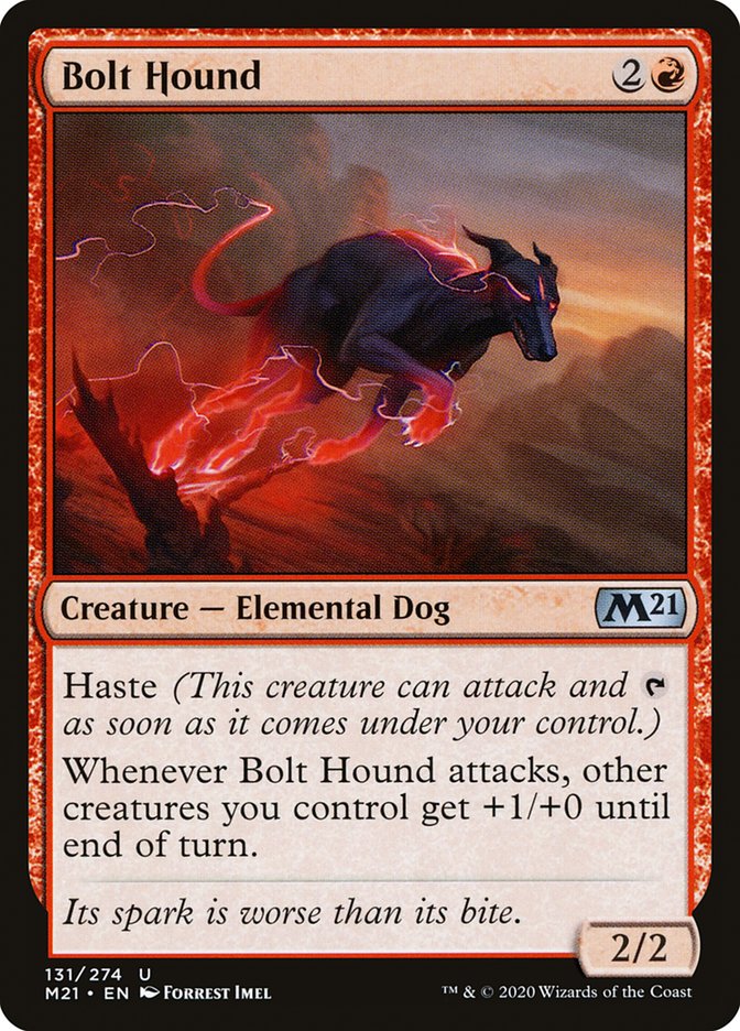 Bolt Hound [Core Set 2021] | Card Citadel