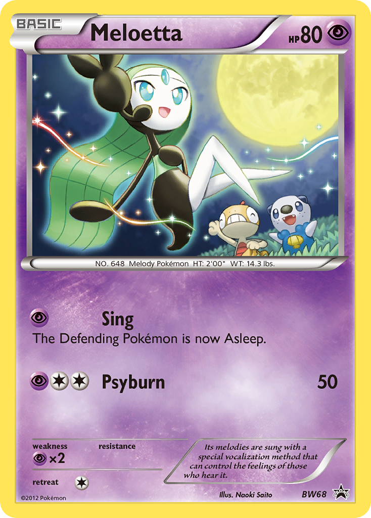 Meloetta (BW68) [Black & White: Black Star Promos] | Card Citadel