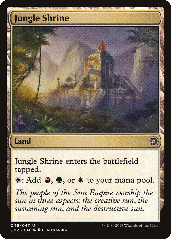 Jungle Shrine [Explorers of Ixalan] | Card Citadel