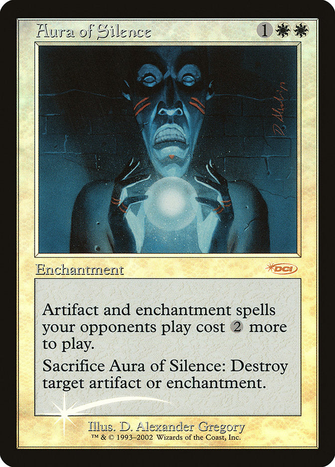Aura of Silence [Friday Night Magic 2002] | Card Citadel