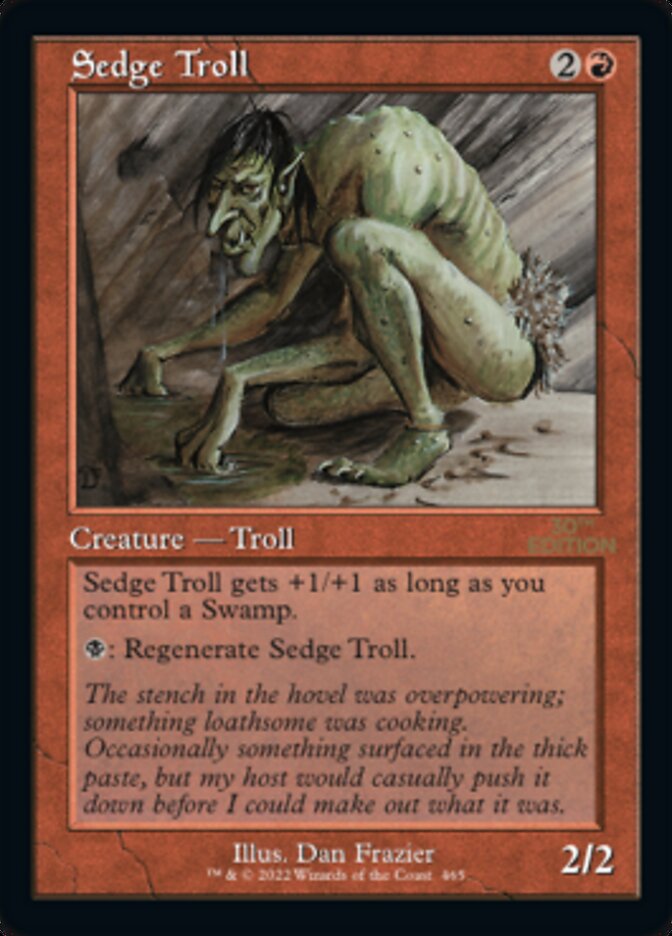 Sedge Troll (Retro) [30th Anniversary Edition] | Card Citadel