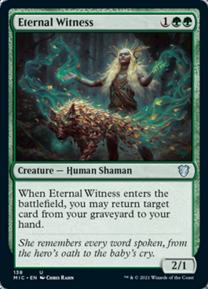 Eternal Witness [Innistrad: Midnight Hunt Commander] | Card Citadel