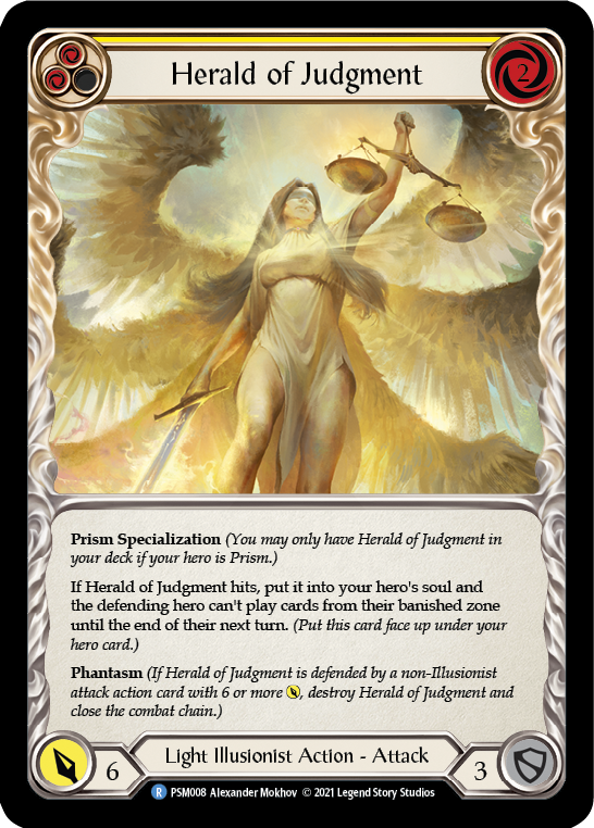 Herald of Judgment [PSM008] (Monarch Prism Blitz Deck) | Card Citadel