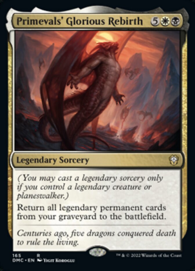 Primevals' Glorious Rebirth [Dominaria United Commander] | Card Citadel