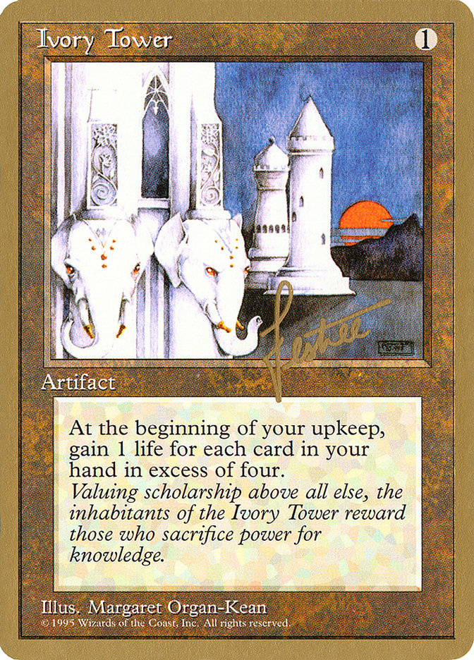 Ivory Tower (Bertrand Lestree) [Pro Tour Collector Set] | Card Citadel