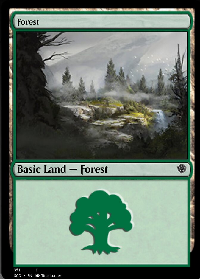 Forest (351) [Starter Commander Decks] | Card Citadel