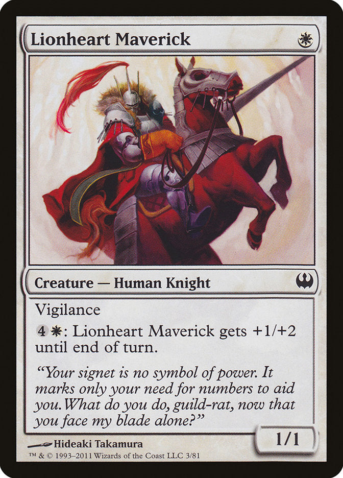 Lionheart Maverick [Duel Decks: Knights vs. Dragons] | Card Citadel