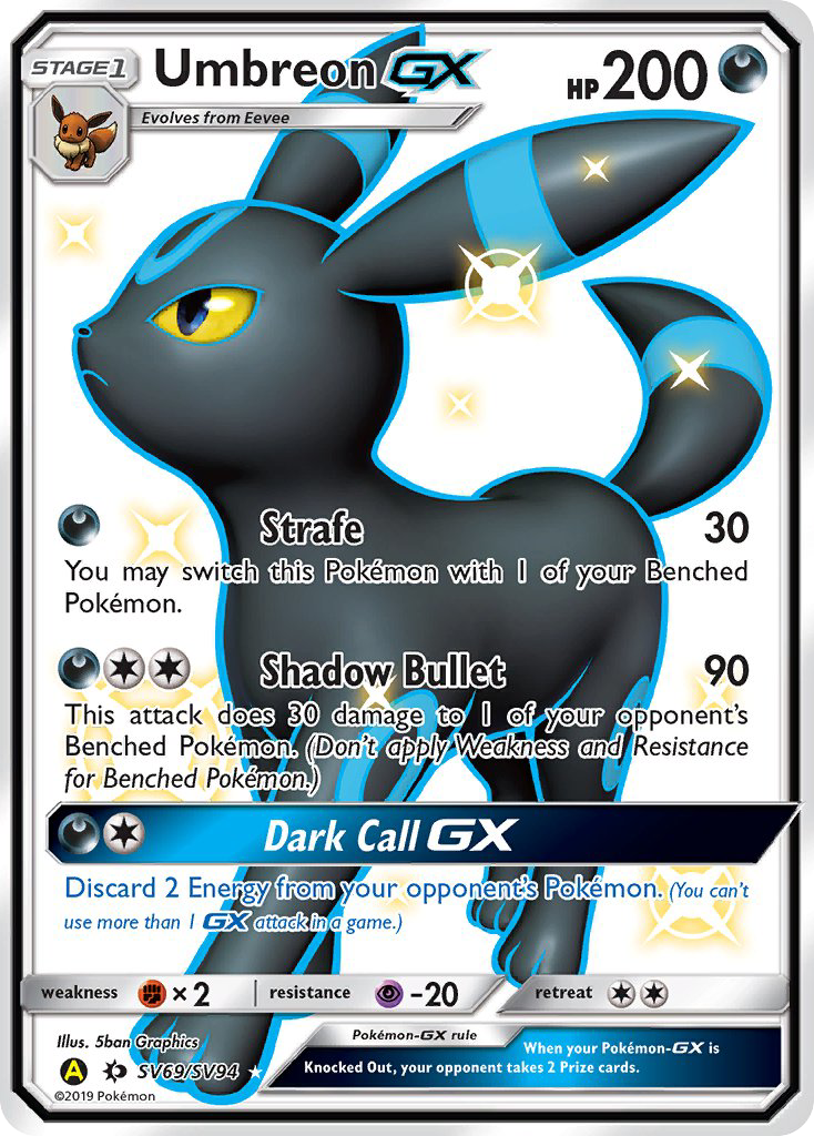 Umbreon GX (SV69/SV94) [Sun & Moon: Hidden Fates - Shiny Vault] | Card Citadel