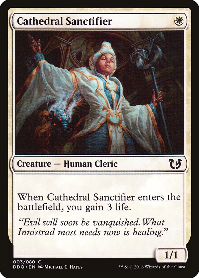 Cathedral Sanctifier [Duel Decks: Blessed vs. Cursed] | Card Citadel