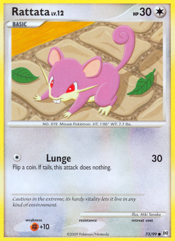 Rattata (73/99) [Platinum: Arceus] | Card Citadel