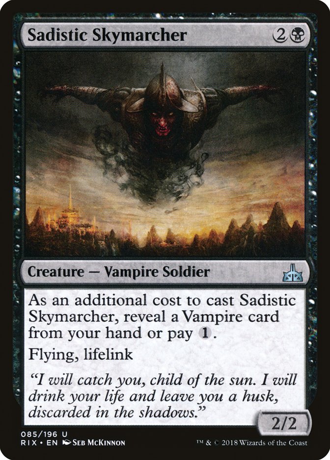 Sadistic Skymarcher [Rivals of Ixalan] | Card Citadel