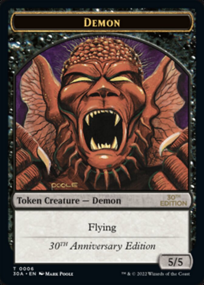 Demon Token [30th Anniversary Tokens] | Card Citadel