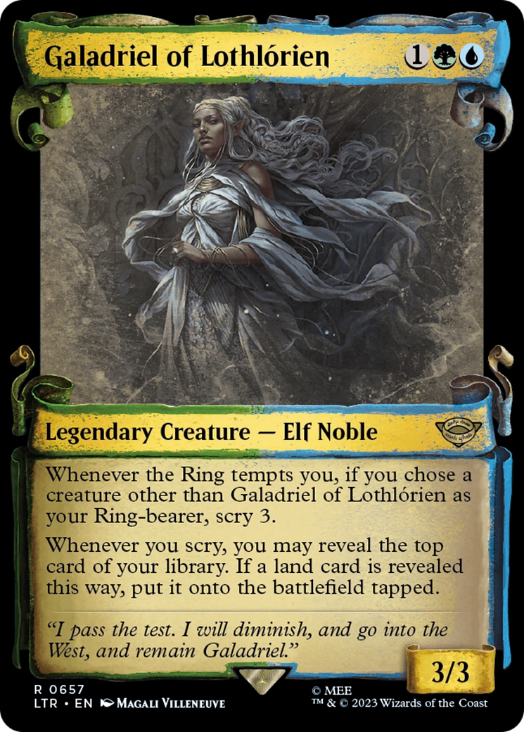 Galadriel of Lothlorien [The Lord of the Rings: Tales of Middle-Earth Showcase Scrolls] | Card Citadel