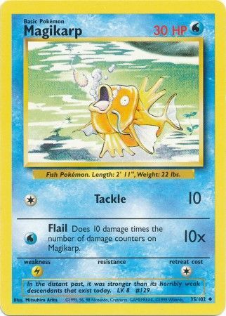 Magikarp (35/102) [Base Set Unlimited] | Card Citadel