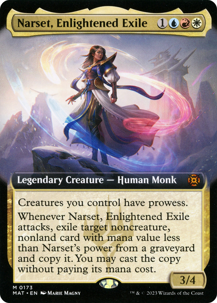 Narset, Enlightened Exile (Extended Art) [March of the Machine: The Aftermath] | Card Citadel