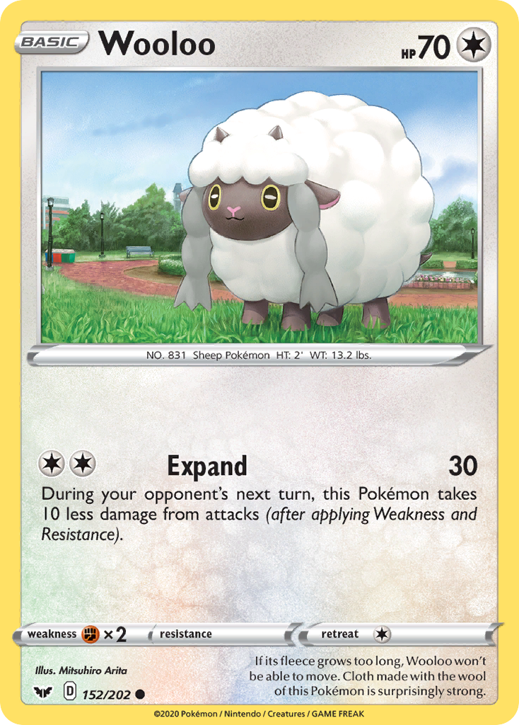 Wooloo (152/202) [Sword & Shield: Base Set] | Card Citadel