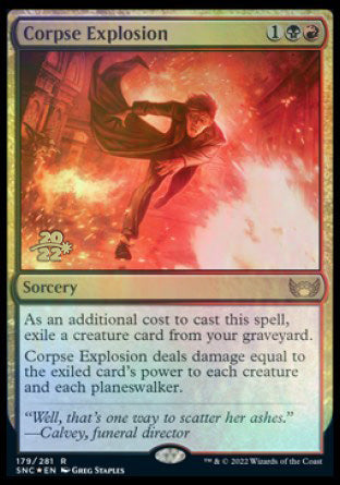 Corpse Explosion [Streets of New Capenna Prerelease Promos] | Card Citadel