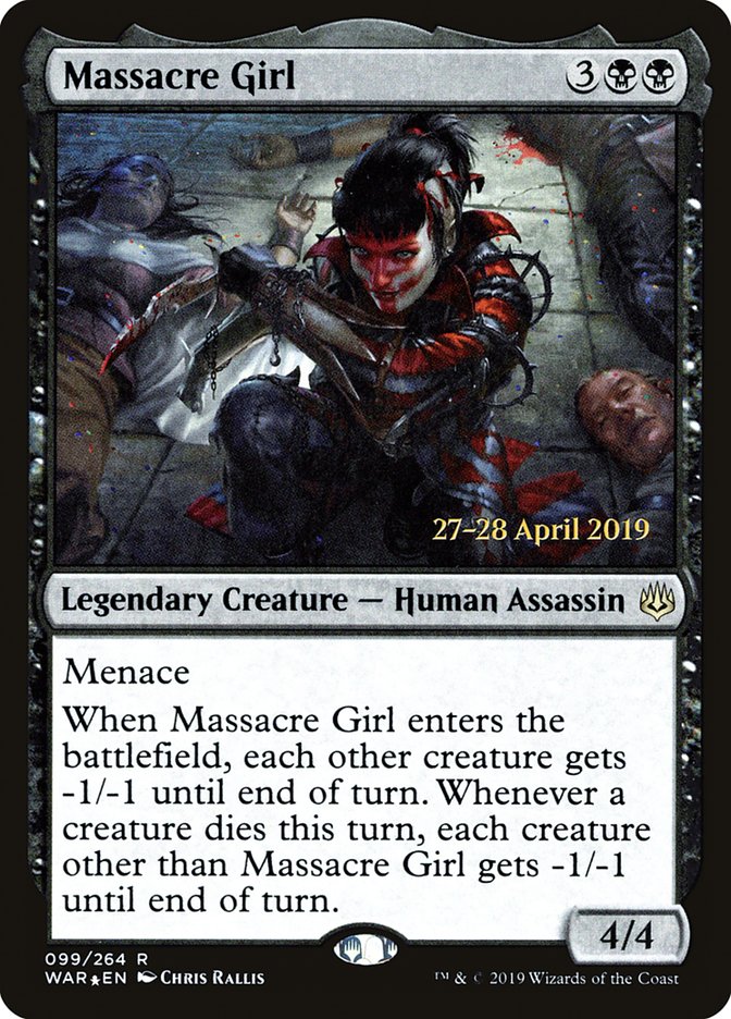 Massacre Girl  [War of the Spark Prerelease Promos] | Card Citadel