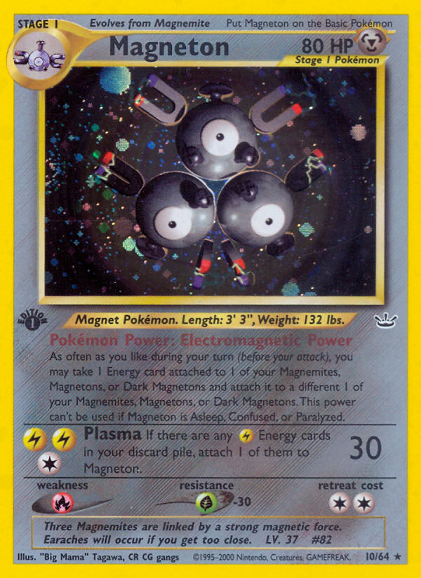 Magneton (10/64) [Neo Revelation 1st Edition] | Card Citadel