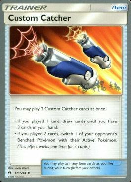 Custom Catcher (171/214) (Pikarom Judge - Haruki Miyamoto) [World Championships 2019] | Card Citadel