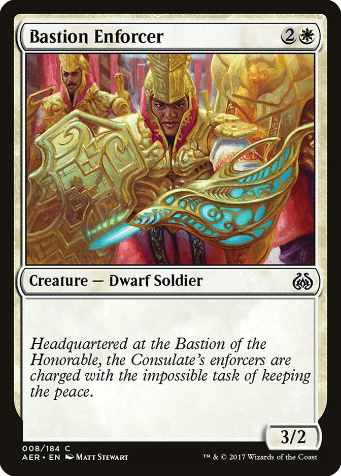 Bastion Enforcer [Aether Revolt] | Card Citadel