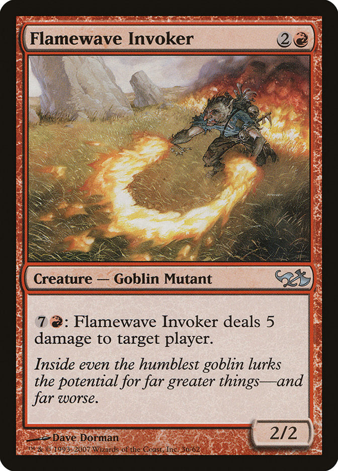 Flamewave Invoker [Duel Decks: Elves vs. Goblins] | Card Citadel