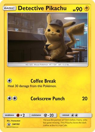 Detective Pikachu (SM190) [Sun & Moon: Black Star Promos] | Card Citadel