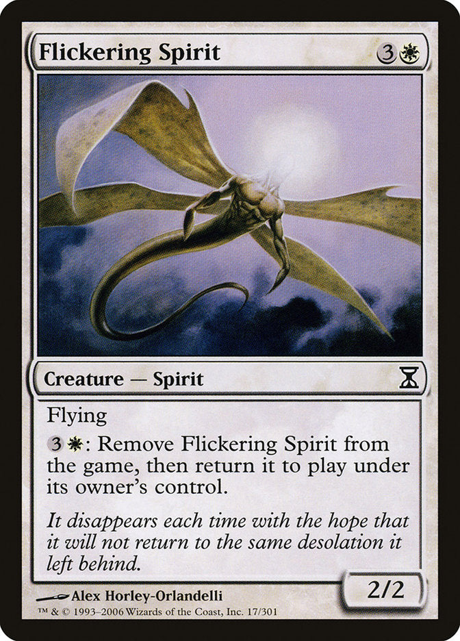 Flickering Spirit [Time Spiral] | Card Citadel