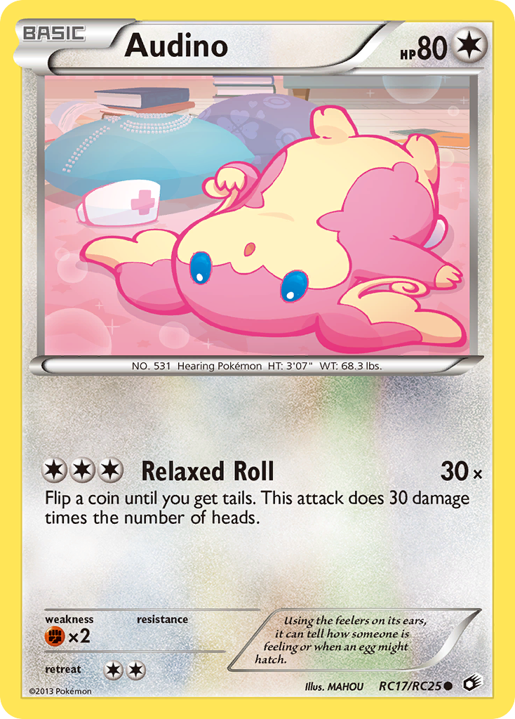 Audino (RC17/RC25) [Black & White: Legendary Treasures] | Card Citadel