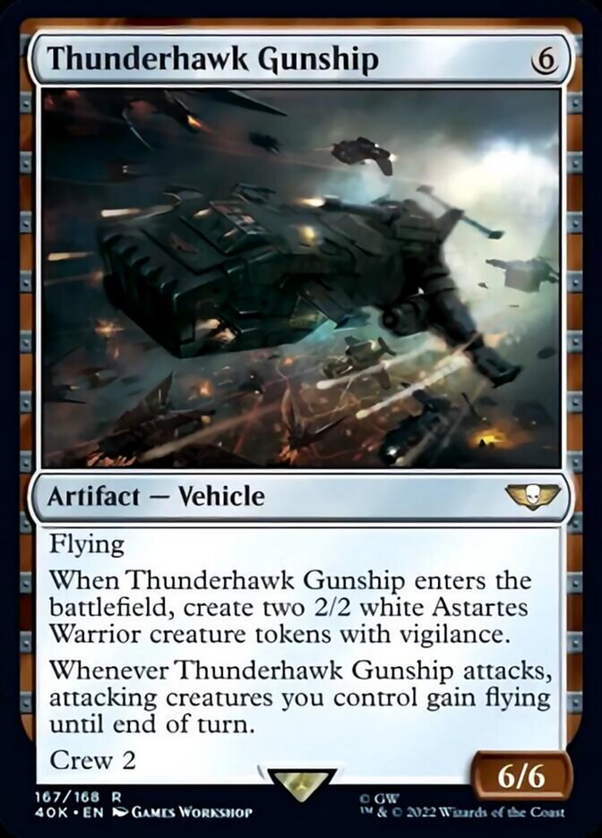 Thunderhawk Gunship [Universes Beyond: Warhammer 40,000] | Card Citadel