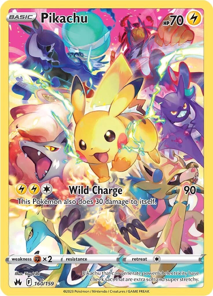 Pikachu (160/159) (Secret) [Sword & Shield: Crown Zenith] | Card Citadel