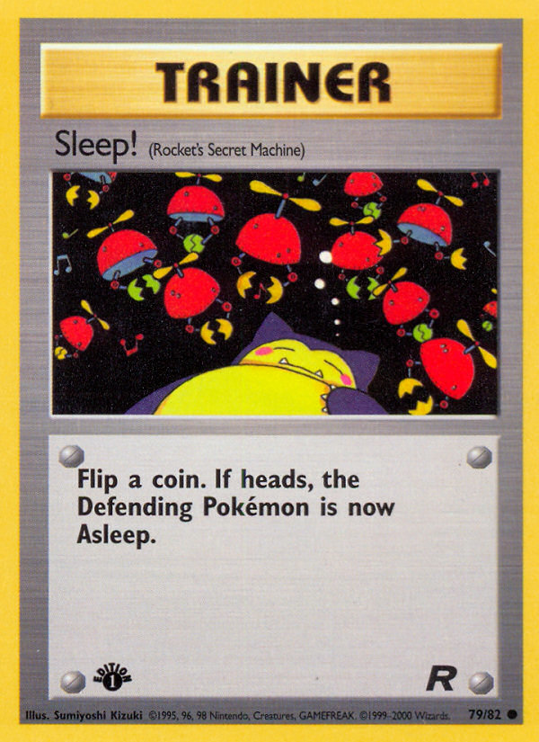 Sleep! (79/82) [Team Rocket 1st Edition] | Card Citadel