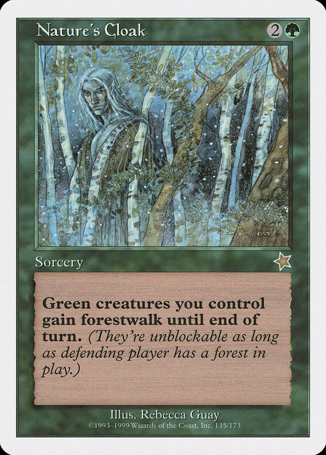 Nature's Cloak [Starter 1999] | Card Citadel