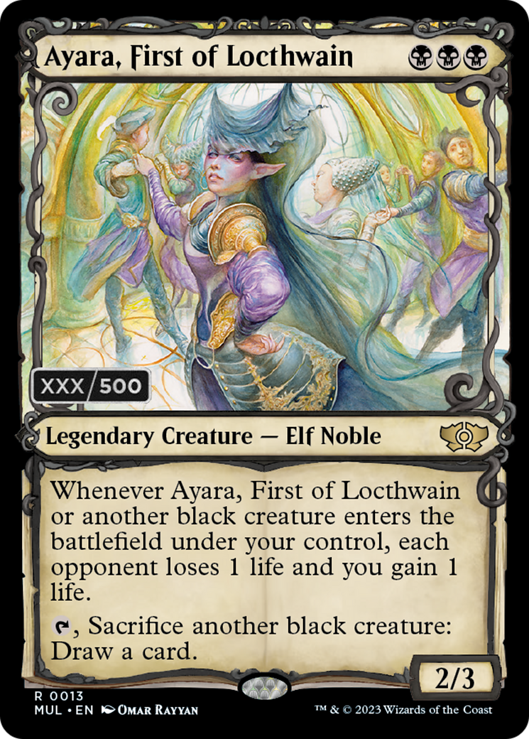 Ayara, First of Locthwain (Serialized) [Multiverse Legends] | Card Citadel