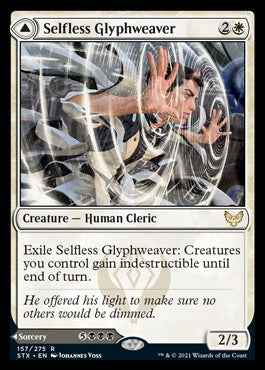 Selfless Glyphweaver // Deadly Vanity [Strixhaven: School of Mages] | Card Citadel