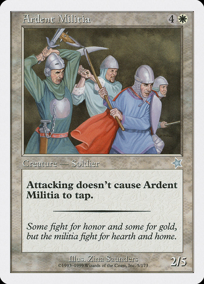 Ardent Militia [Starter 1999] | Card Citadel