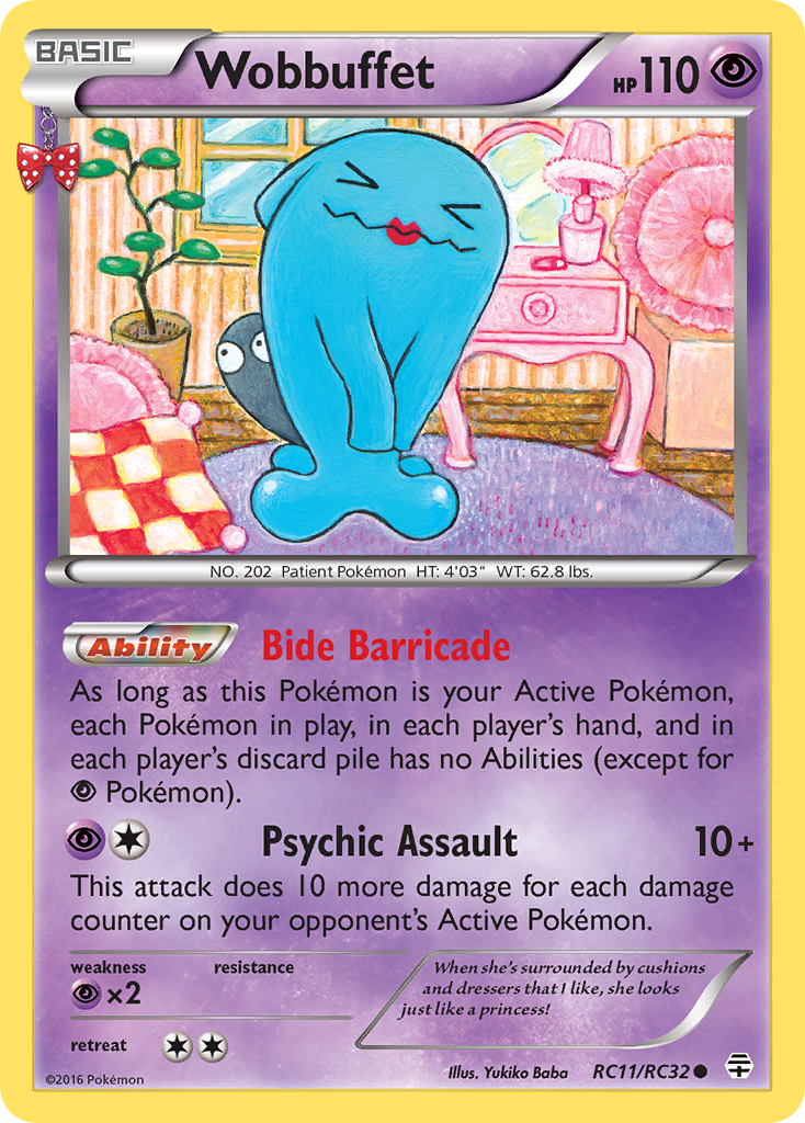 Wobbuffet (RC11/RC32) [XY: Generations] | Card Citadel