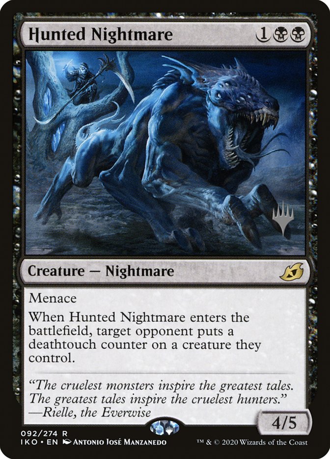Hunted Nightmare (Promo Pack) [Ikoria: Lair of Behemoths Promos] | Card Citadel
