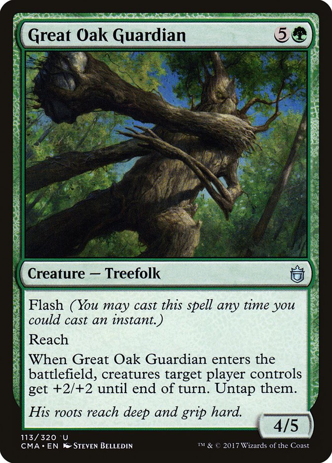 Great Oak Guardian [Commander Anthology] | Card Citadel